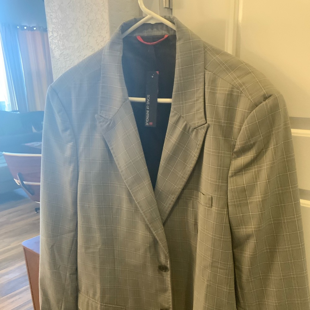 Brand new plaid blazer